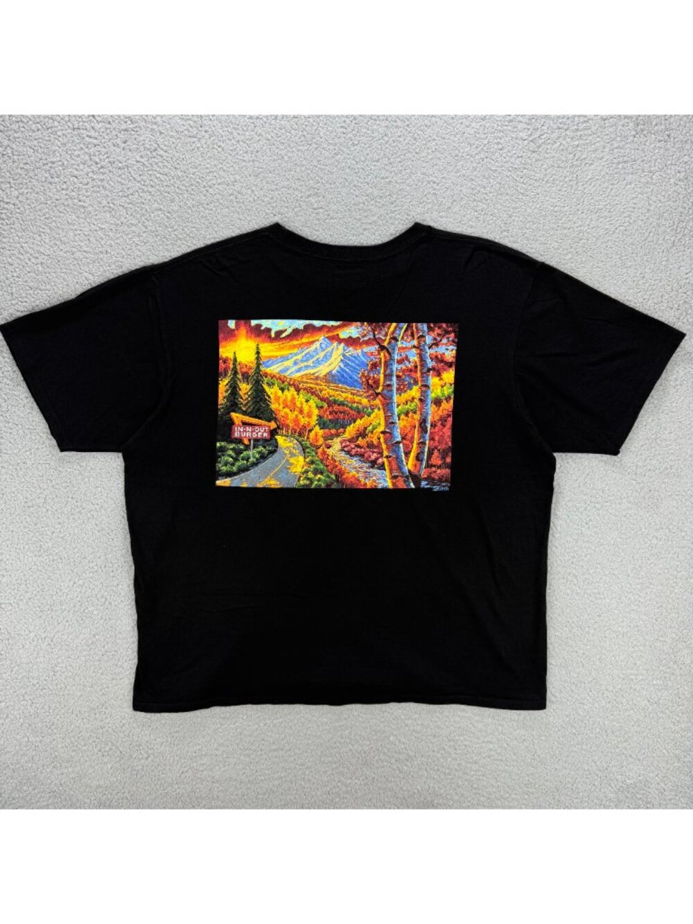 In N Out T Shirt Men Extra Large XL Black Colorado Burger Carl Bork 2020 Graphic